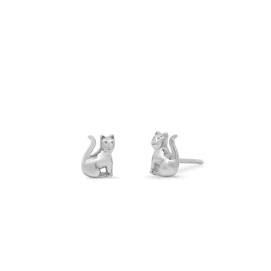 Boma Jewelry Sitting Cat Studs