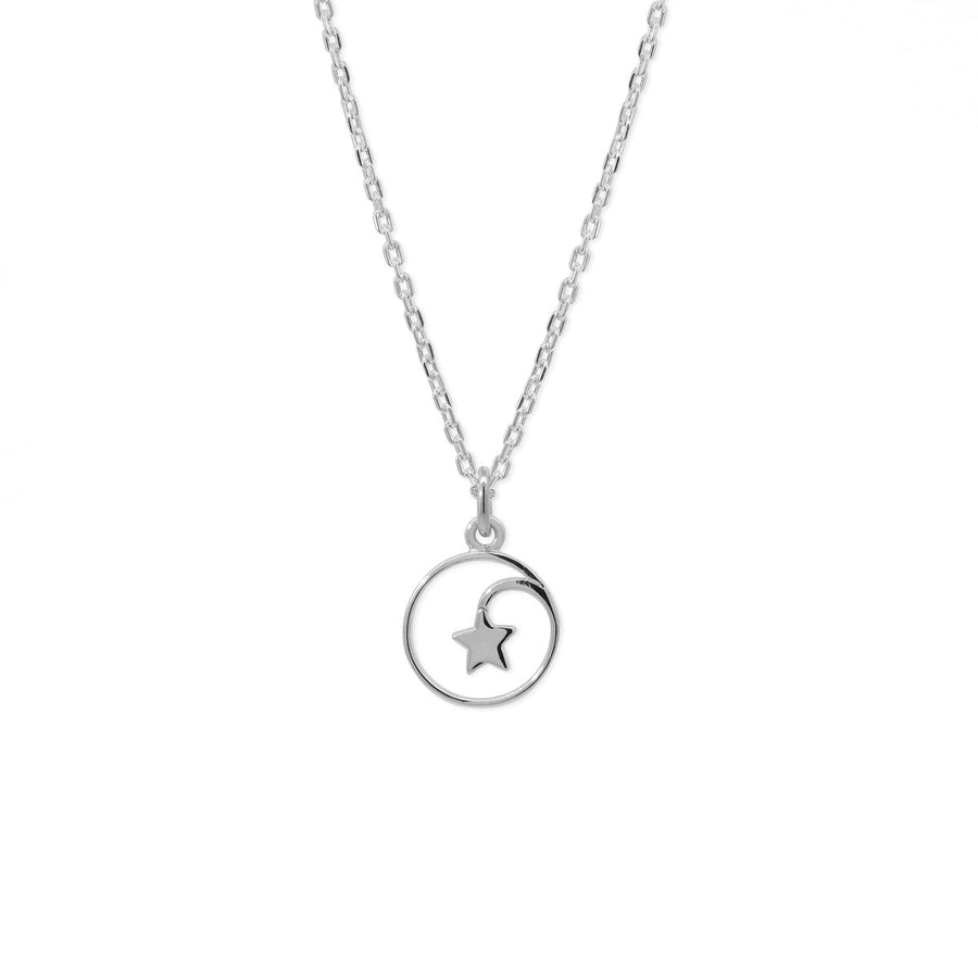 Boma Jewelry Shooting Star Open Circle Necklace