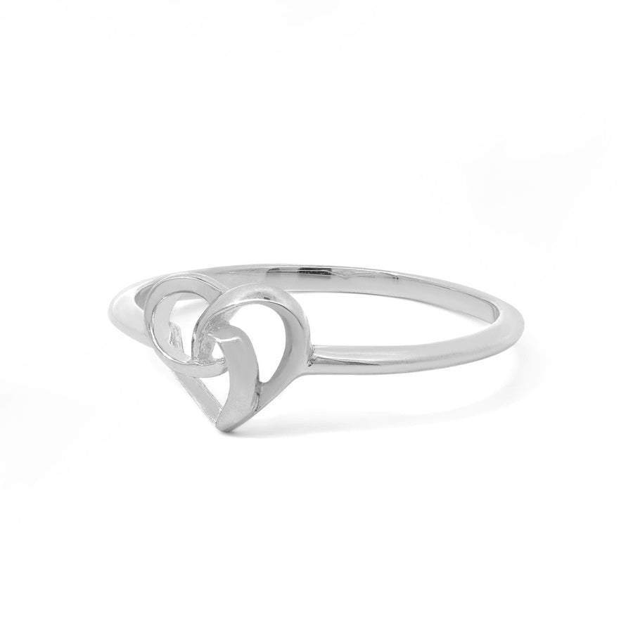 Boma Jewelry Curly Intertwined Heart Ring