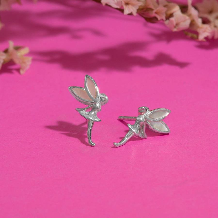 Boma Jewelry Fairy Pixie Studs with Stone.