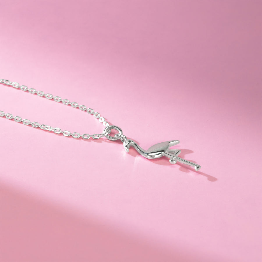 Boma Jewelry Dainty Flamingo Necklace