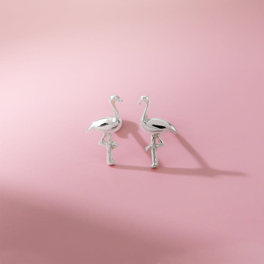 Boma Jewelry Dainty Flamingo Studs