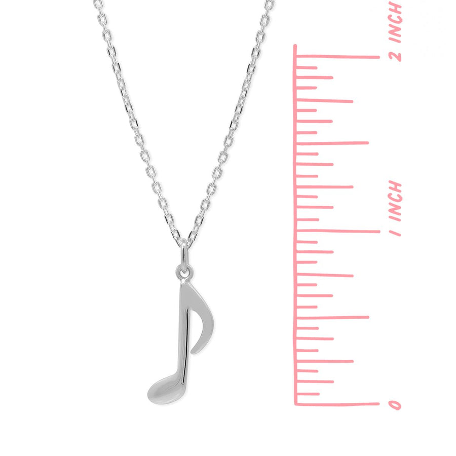 Boma Jewelry Eighth Note Music Necklace