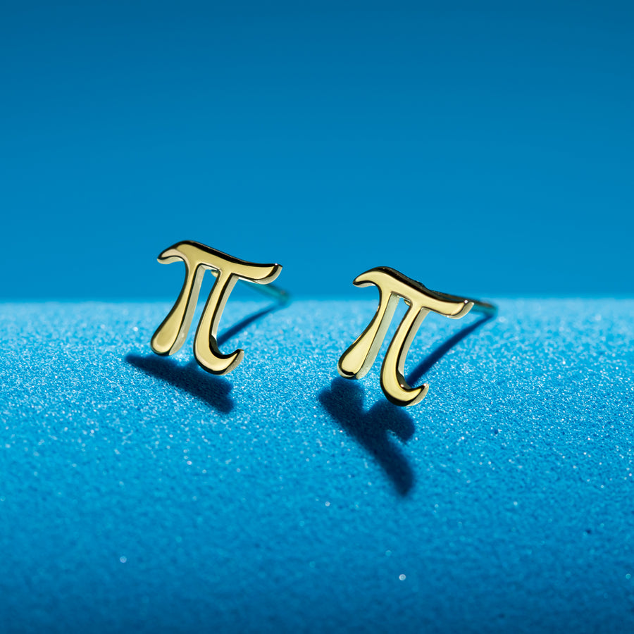 Boma Jewelry Pi Greek Letter Studs