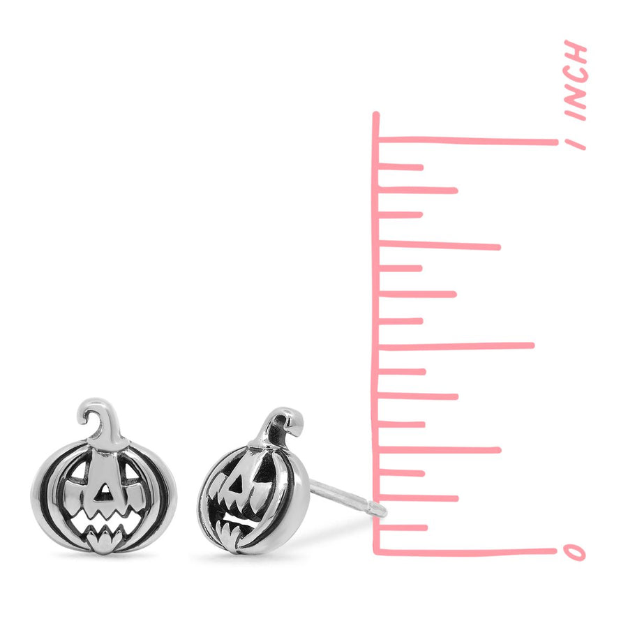 Boma Jewelry Jack-o'-Lantern Pumpkin Studs