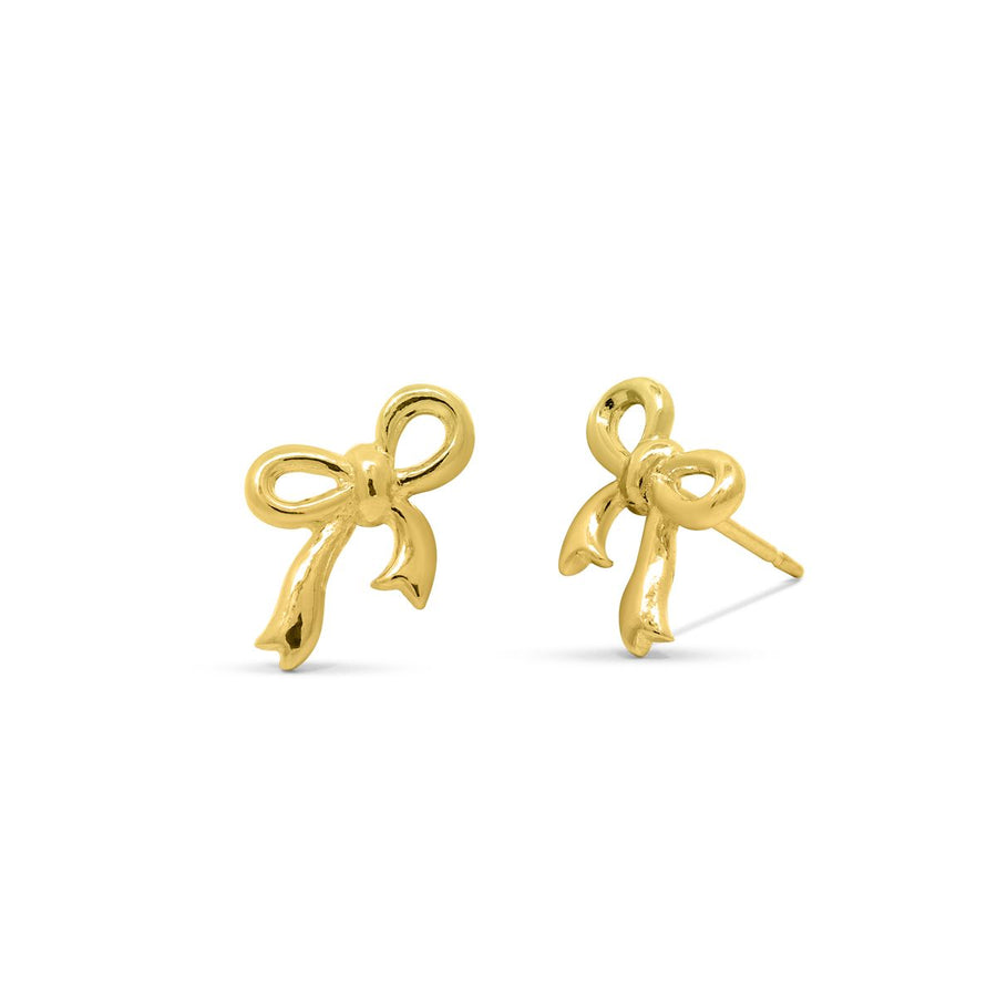 Boma Jewelry Cute Bow Tie Ribbon  Stud Earrings