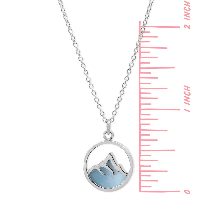 Boma Jewelry Mountain Peak Necklace with Stone