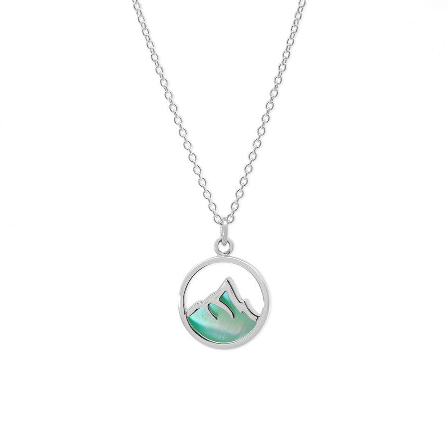 Boma Jewelry Mountain Peak Necklace with Stone