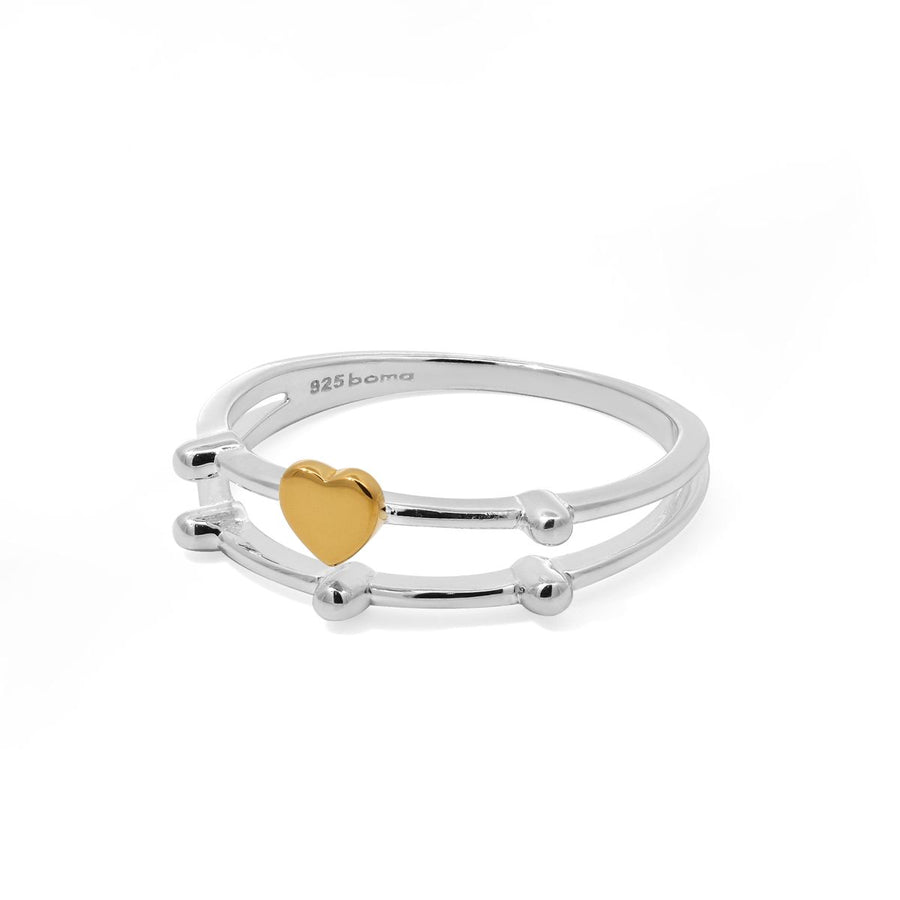 Boma Jewelry Sabrina Duo Heart Ring