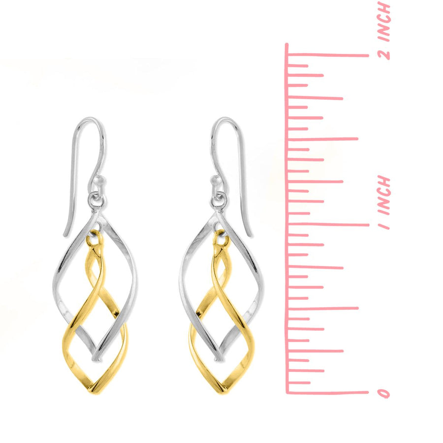 Boma Jewelry Twisted Dangle Earrings