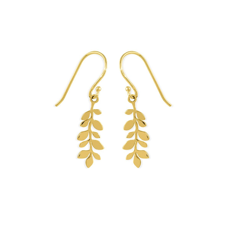 Boma Jewelry Leaf Dangle Earrings