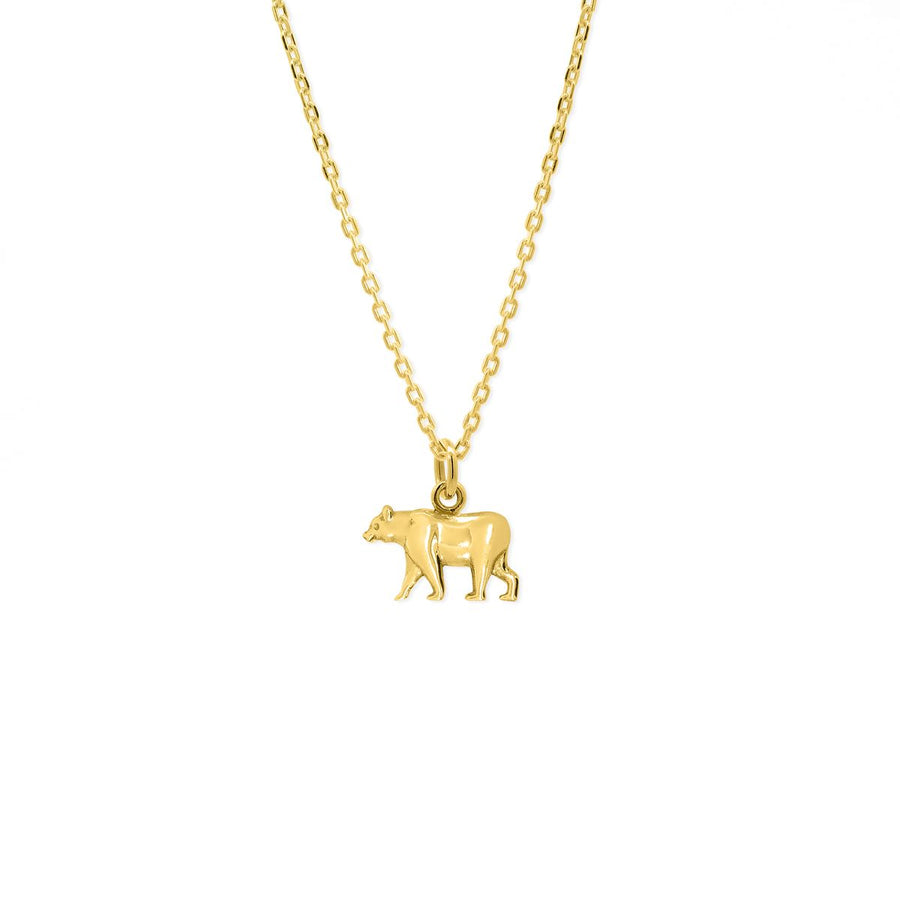 Boma Jewelry California Grizzly Bear Pendant Necklace