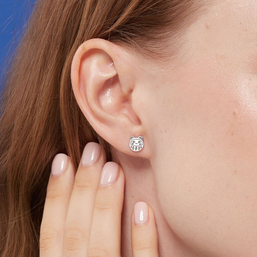 Boma Jewelry Kawaii Daruma Studs