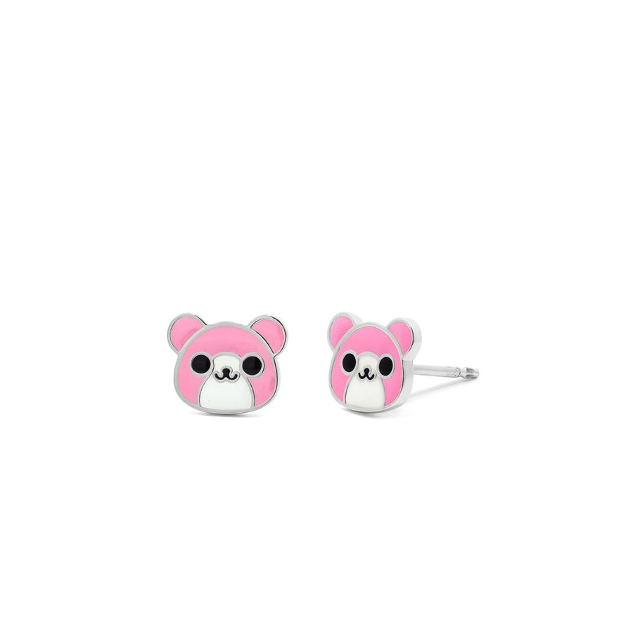 Boma Jewelry Pink Bear Earring Studs