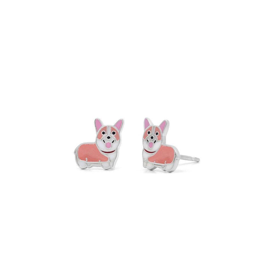Boma Jewelry Happy Corgi Earring Studs