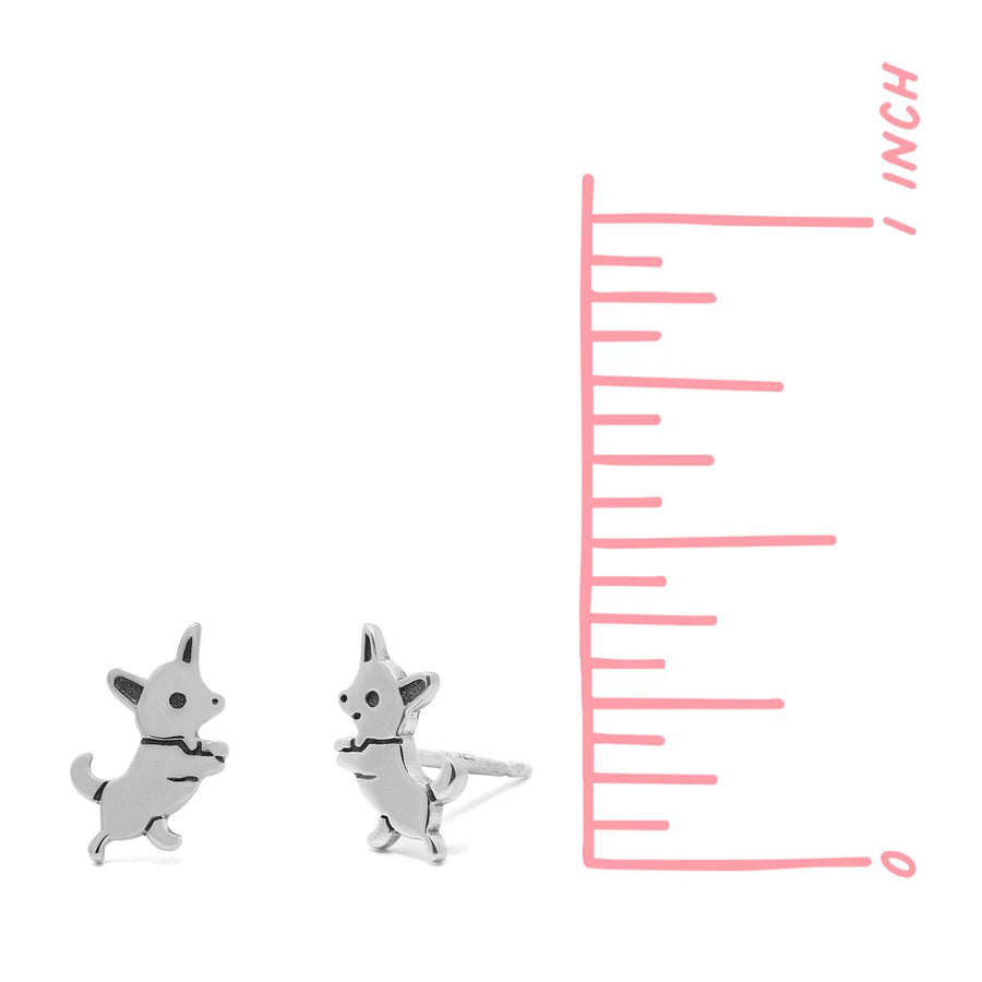 Boma Jewelry Chihuahua Earring Studs
