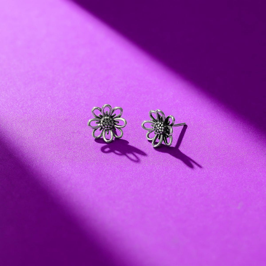 Boma Jewelry Gerbera Daisy Flower Studs