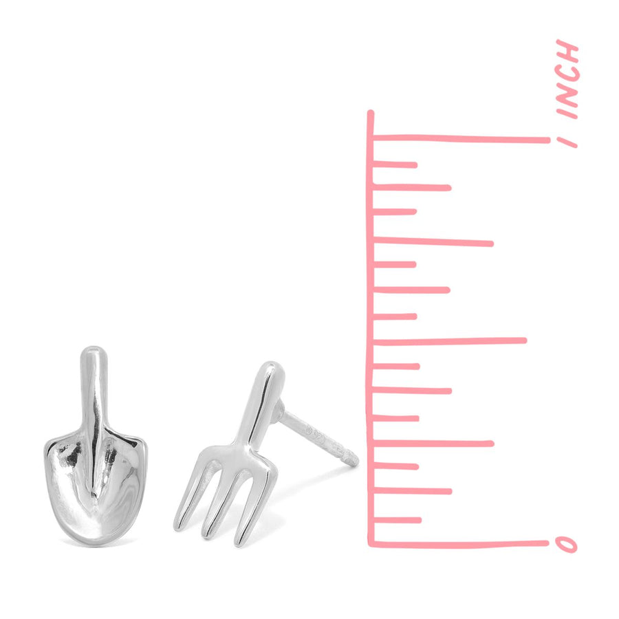 Boma Jewelry Mini Garden Tool Studs
