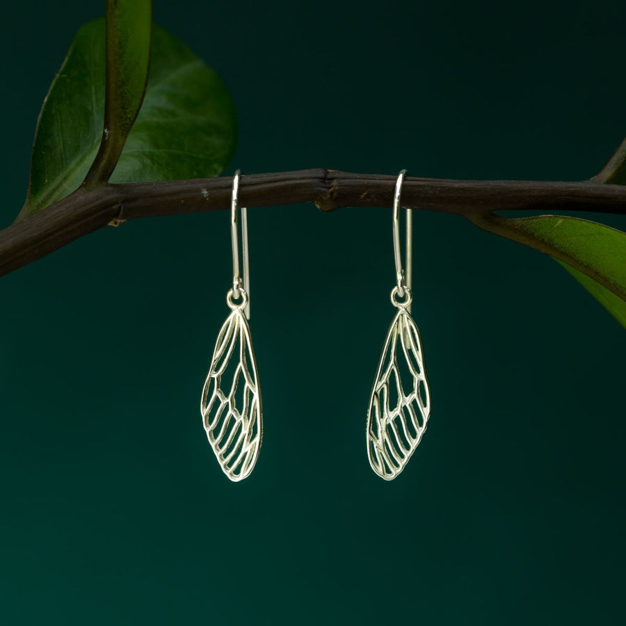Boma Jewelry Outline Dragonfly Wing Earrings