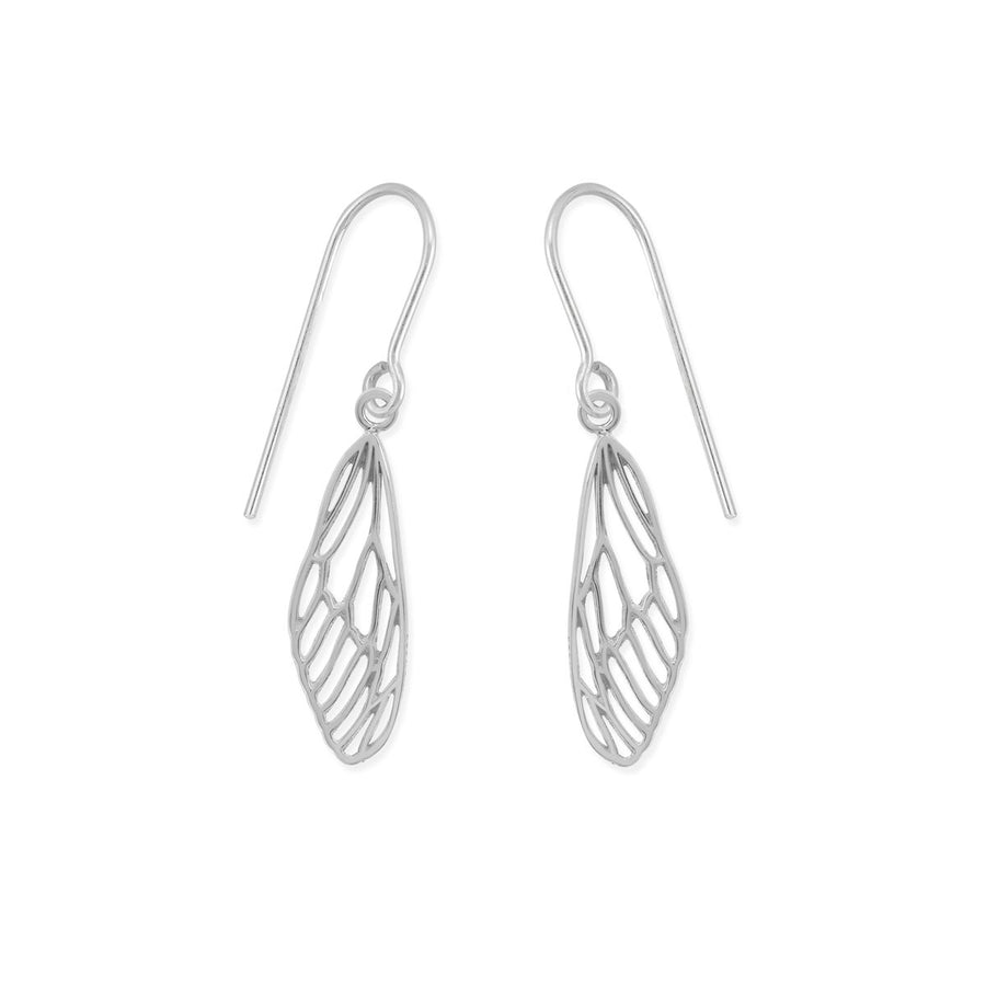 Boma Jewelry Outline Dragonfly Wing Earrings