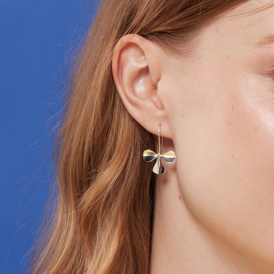 Boma Jewelry Three-Petal Clover Earrings