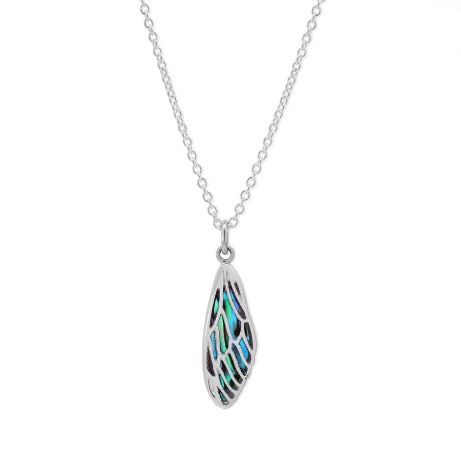 Boma Jewelry Dragonfly Wing Necklace with Abalone
