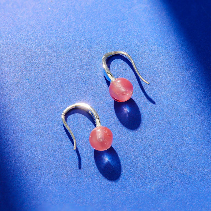 Boma Jewelry Round Stone Open Drop Earrings