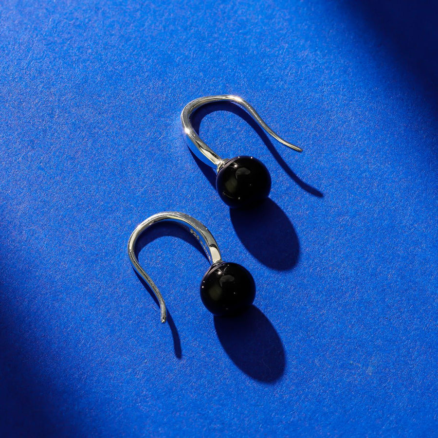 Boma Jewelry Round Stone Open Drop Earrings