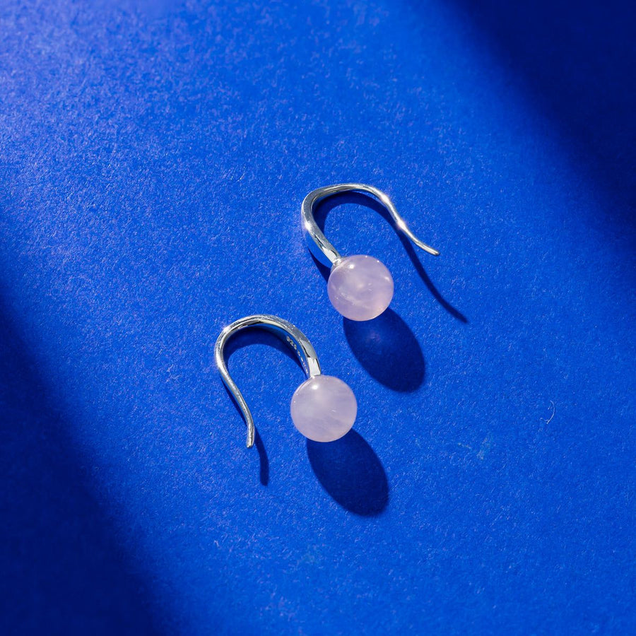 Boma Jewelry Round Stone Open Drop Earrings