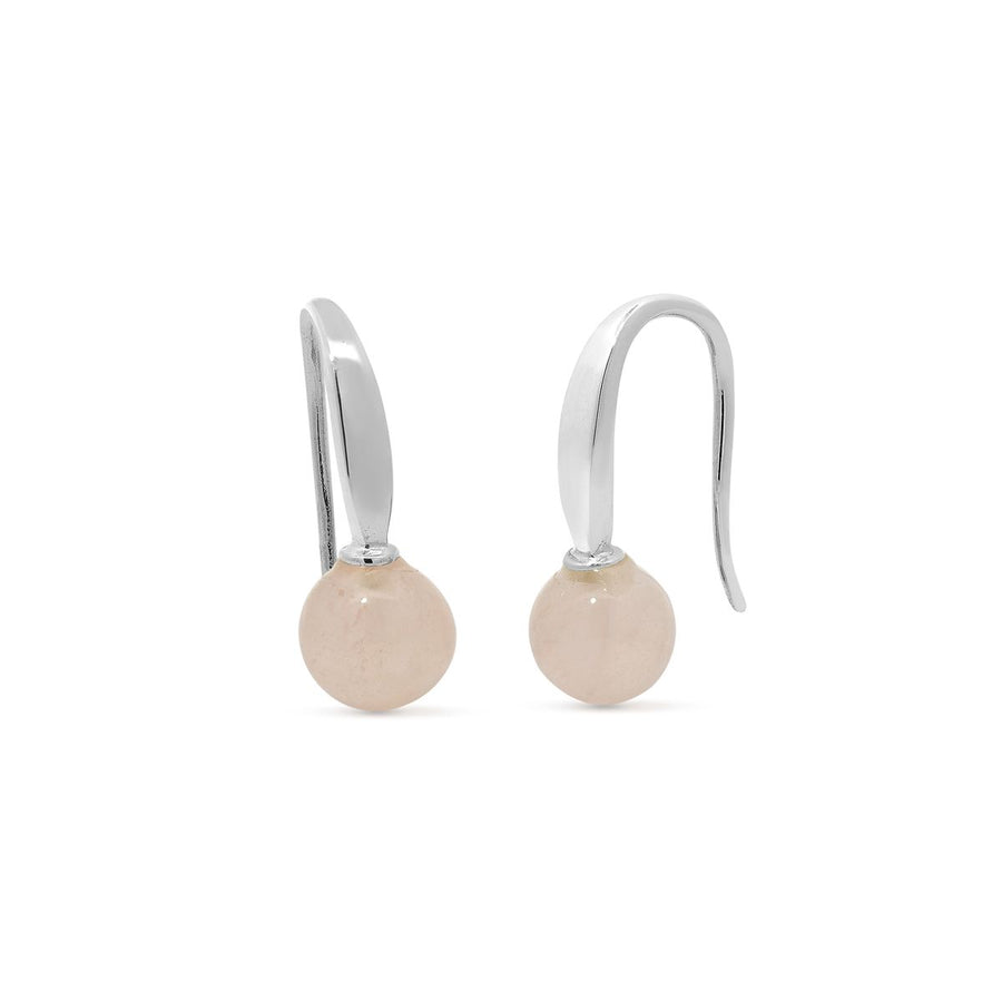 Boma Jewelry Round Stone Open Drop Earrings