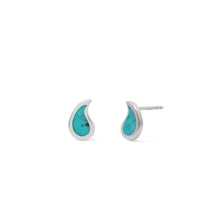 Boma Jewelry Water Droplet Studs with Stone