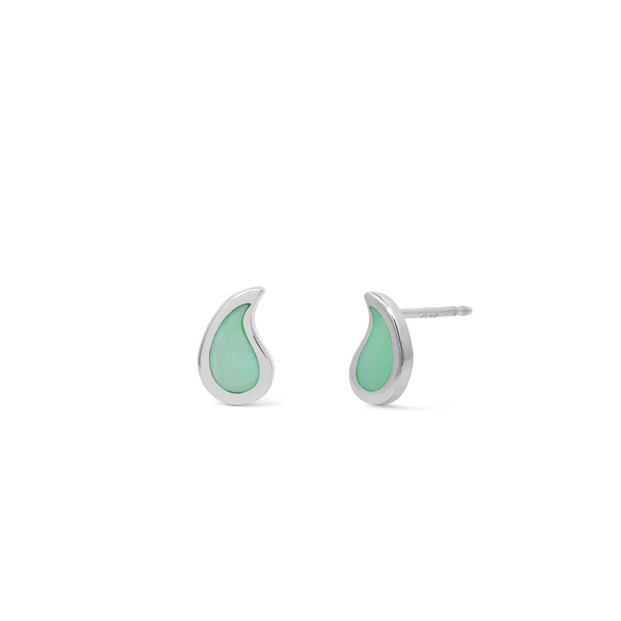 Boma Jewelry Water Droplet Studs with Stone
