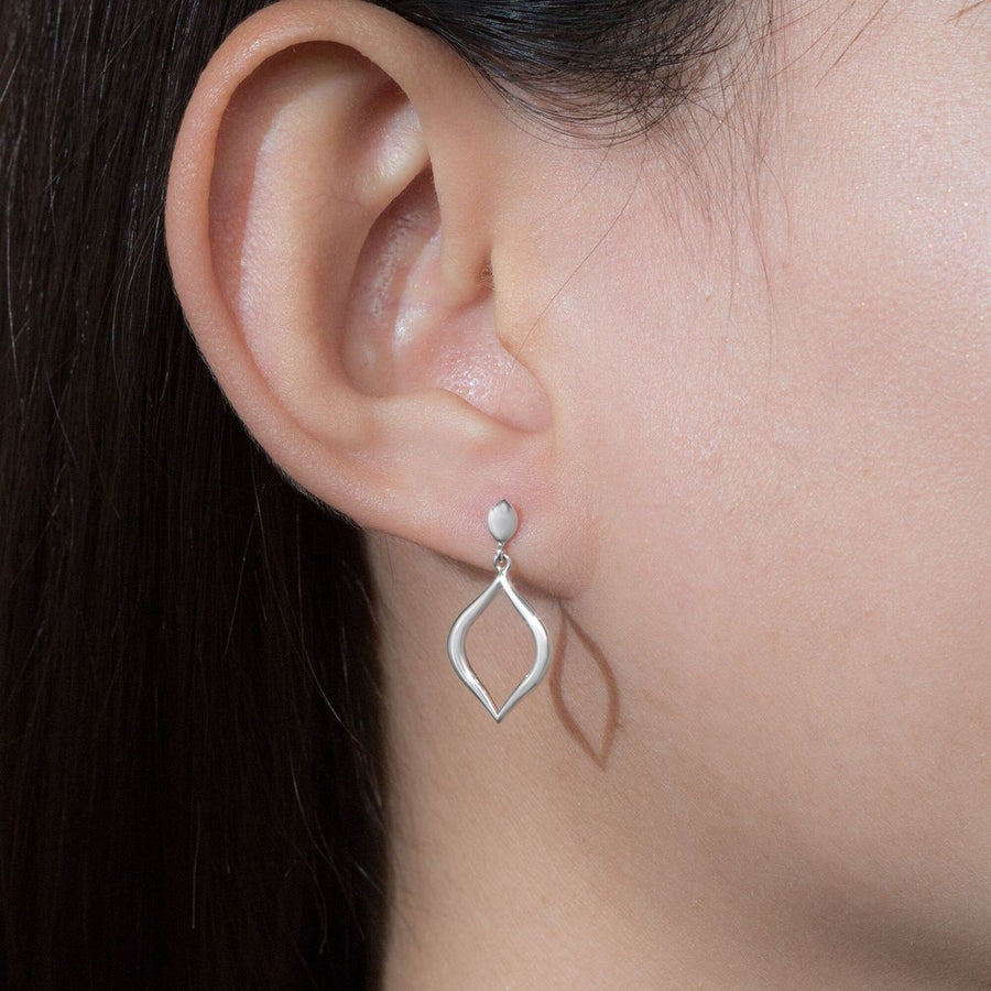 Boma Jewelry Open Marquise Dangle Earrings