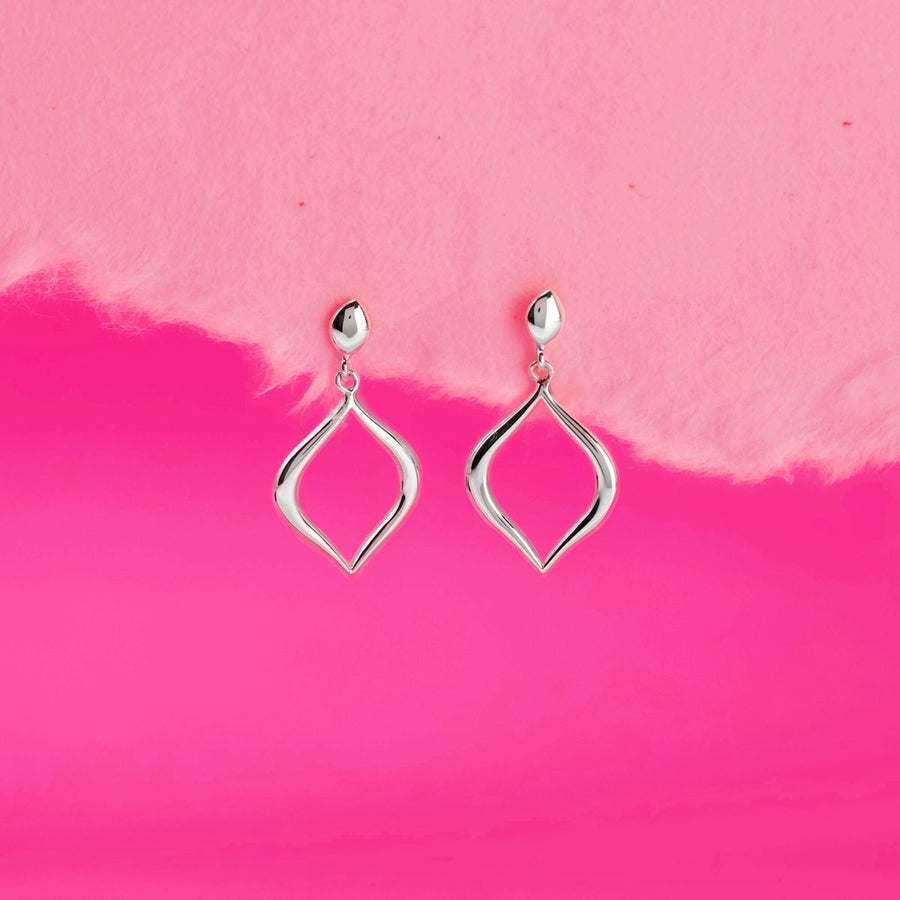 Boma Jewelry Open Marquise Dangle Earrings