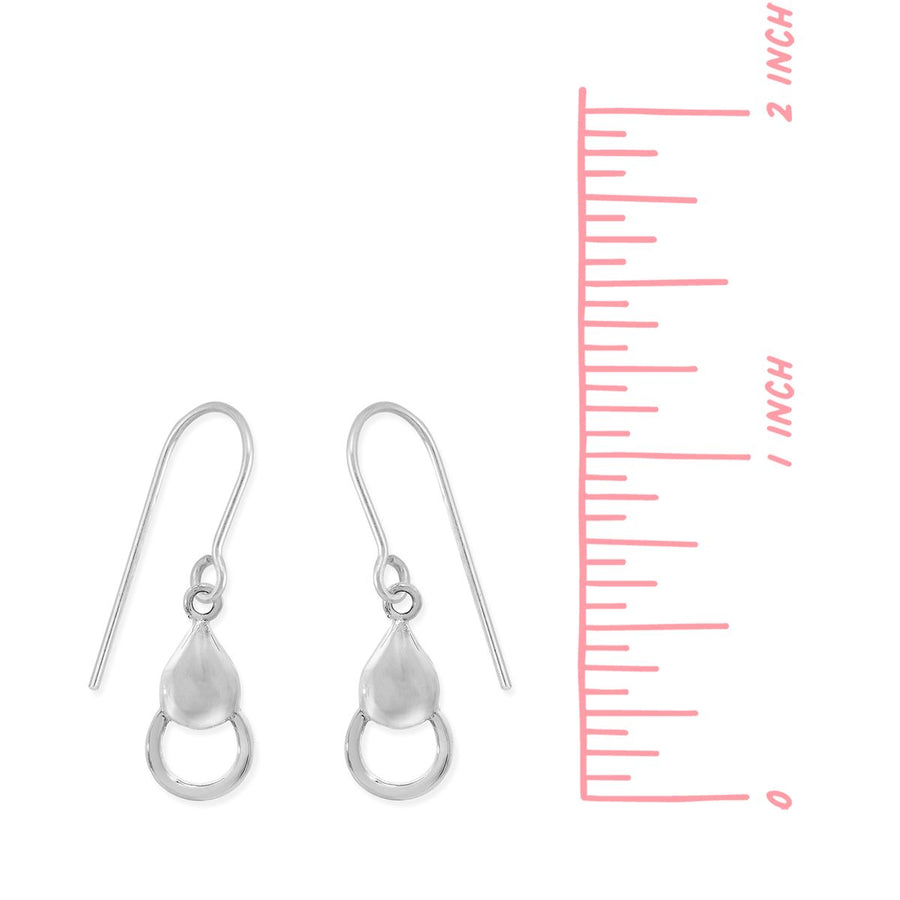 Boma Jewelry Double Teardrop Dangle Earrings