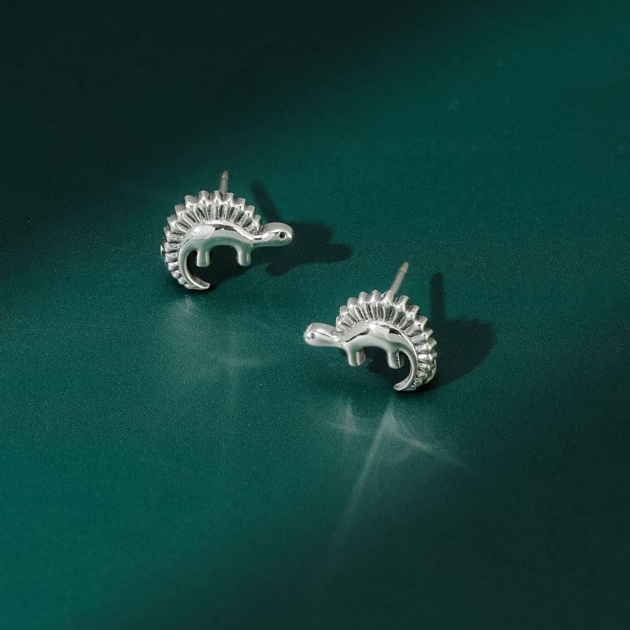 Boma Jewelry Stegosaurus Stud Earrings