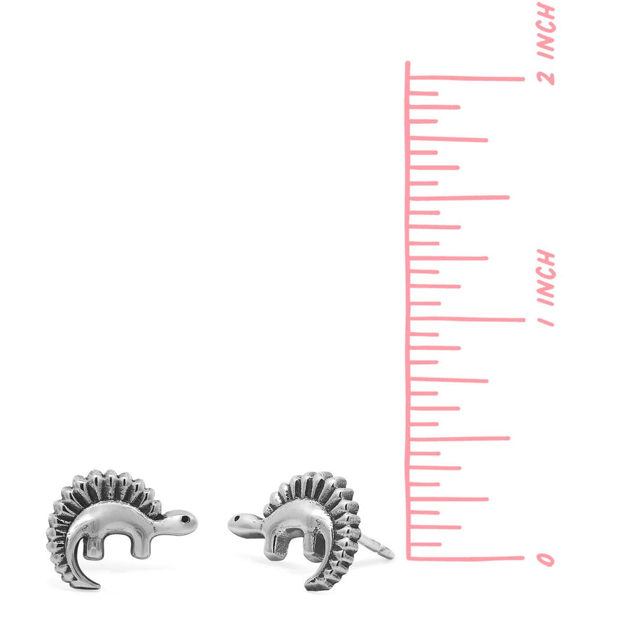 Boma Jewelry Stegosaurus Stud Earrings