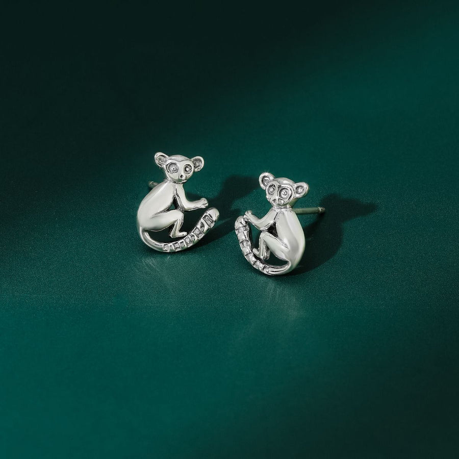 Boma Jewelry Lemur Stud Earrings