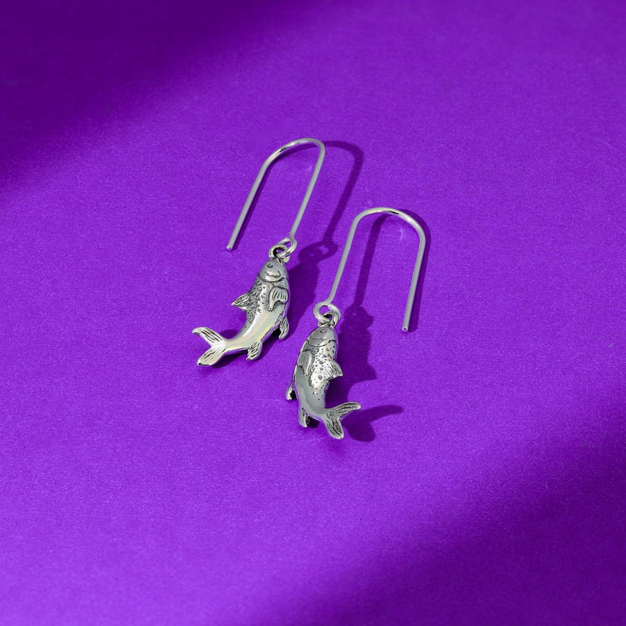 Boma Jewelry Salmon Dangle Earrings