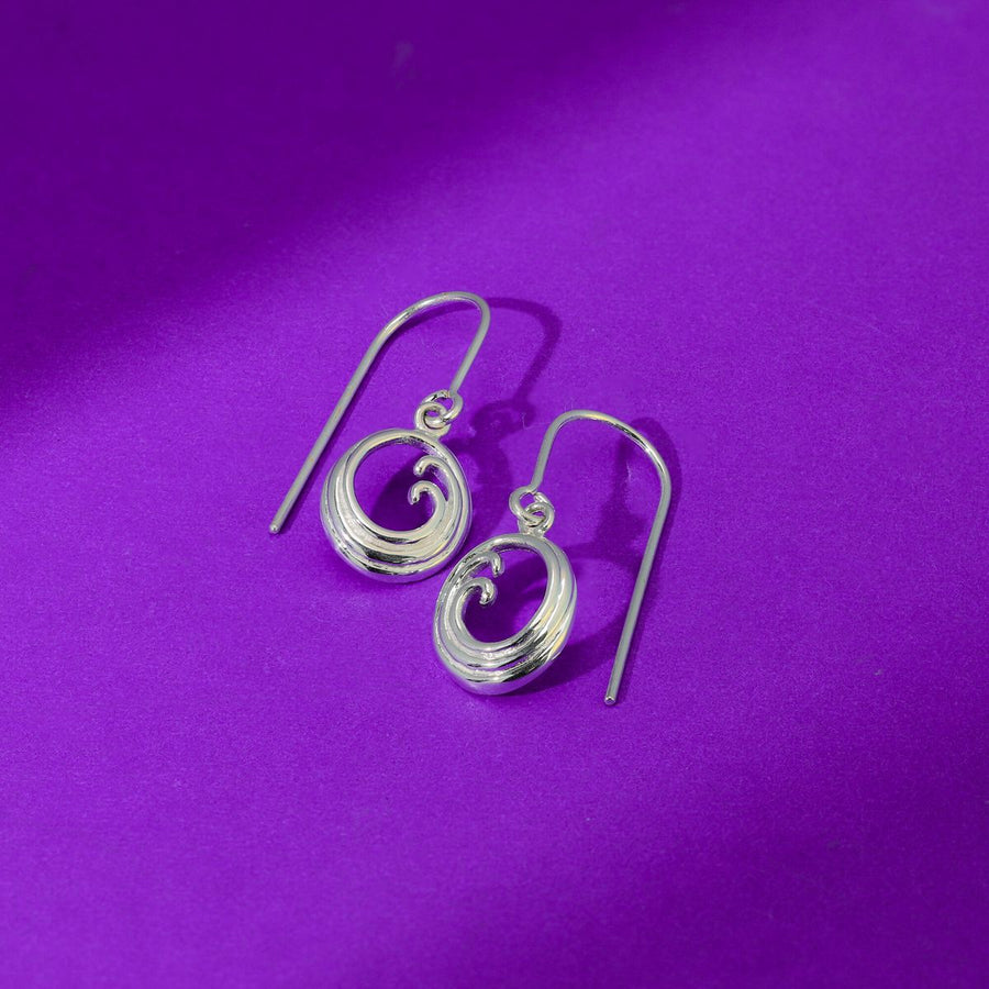 Boma Jewelry Ocean Wave Dangle Earrings