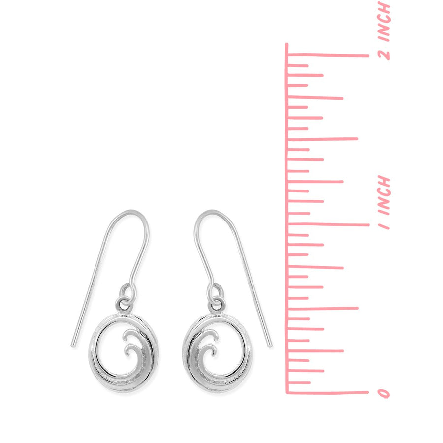 Boma Jewelry Ocean Wave Dangle Earrings
