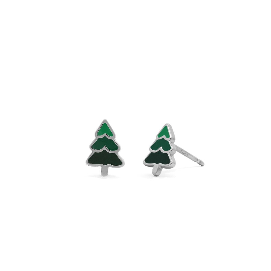 Boma Jewelry Evergreen Pine Tree Studs