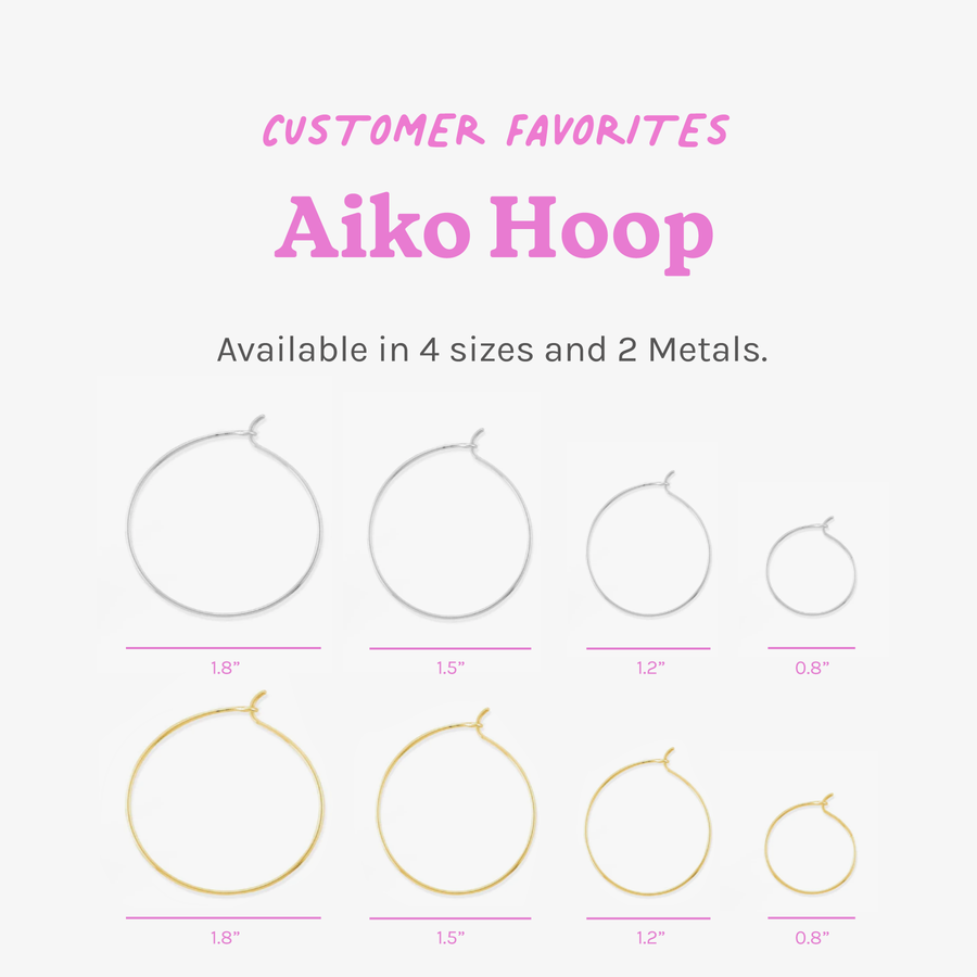 Aiko Hoop Earrings