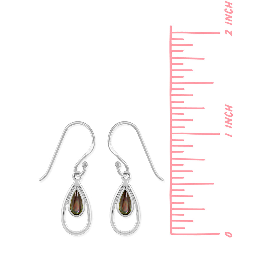 Teardrop Dangle Earrings (CDA 1484)