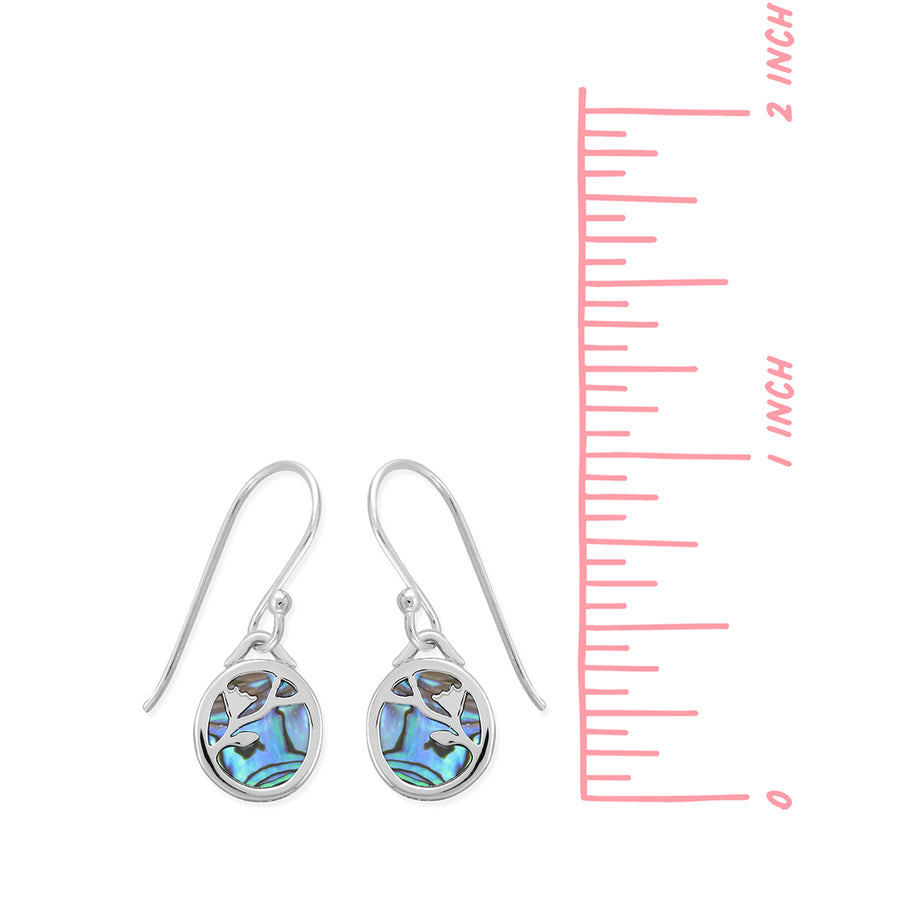 Cherry Blossom Earrings with abalone (CDA 1605)