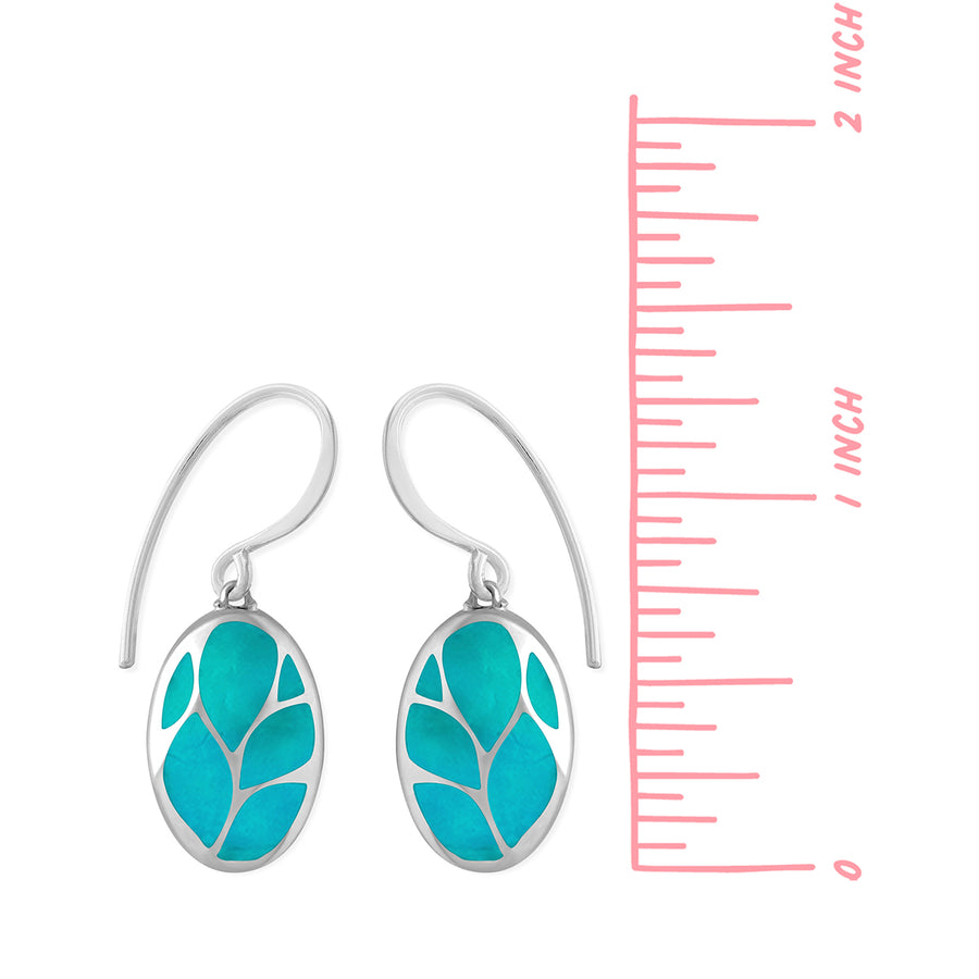 Oval Dangle Earrings (CDB 4226)