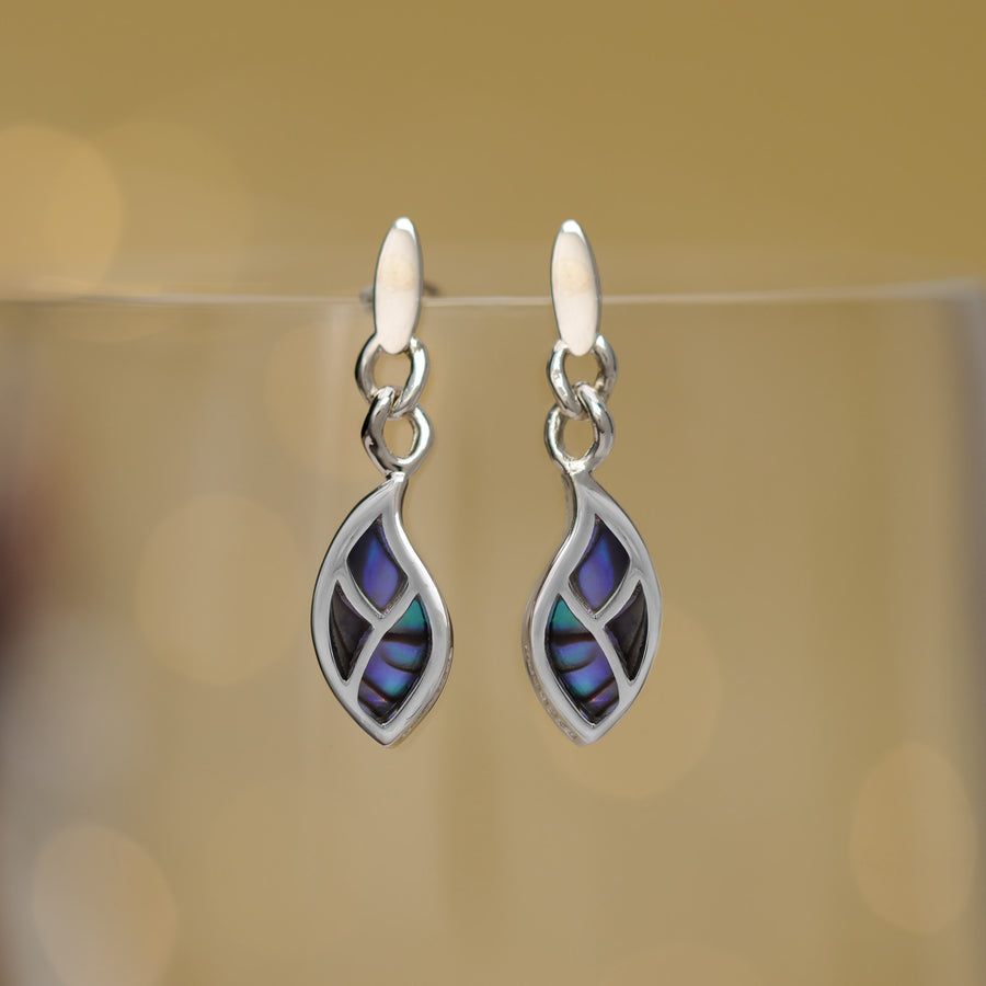 Leaf Flow Earrings with Stone (CDB 4507)