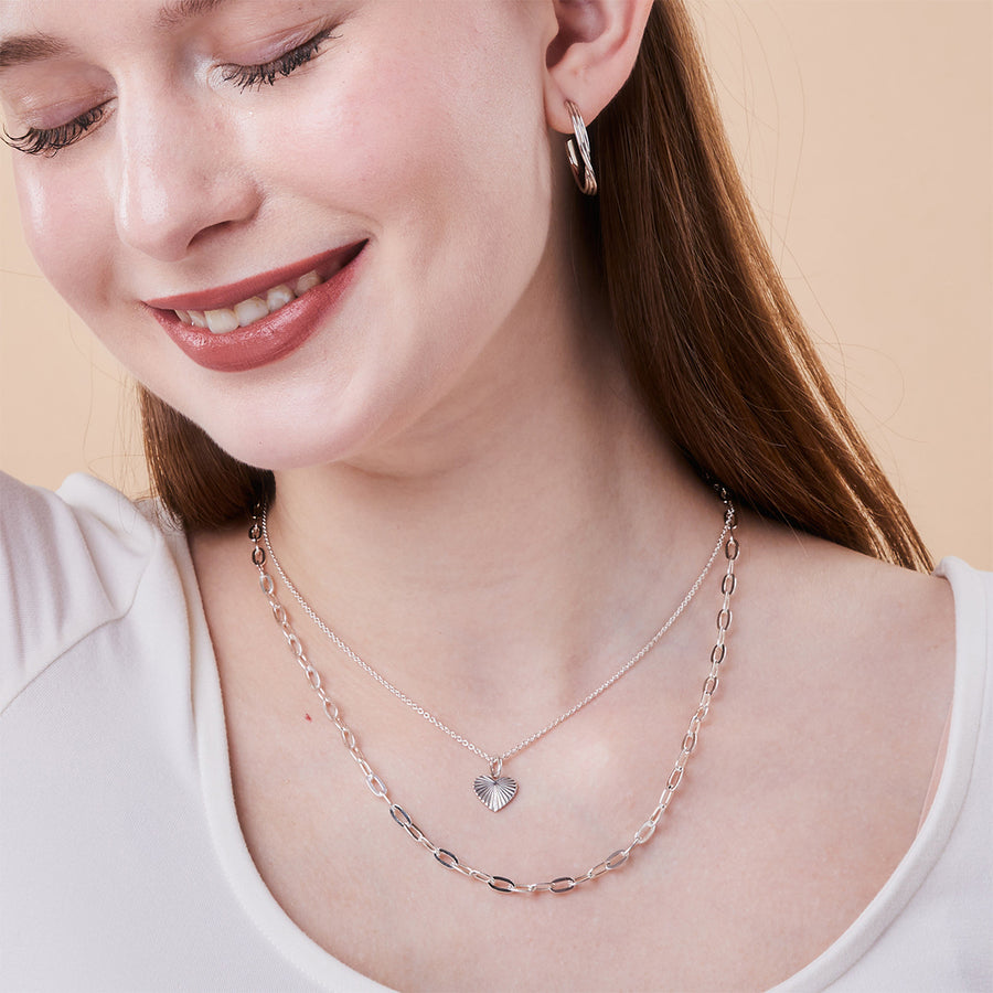 Ava Heart Necklace (NA 2684)