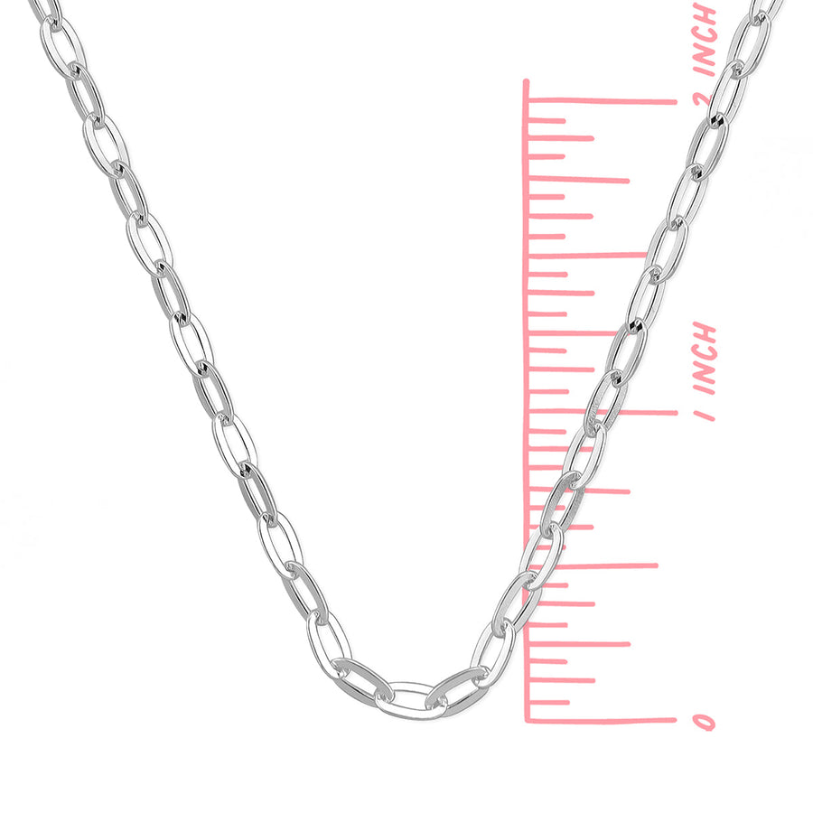 Hammered Max Chain Necklace (CH 2650)