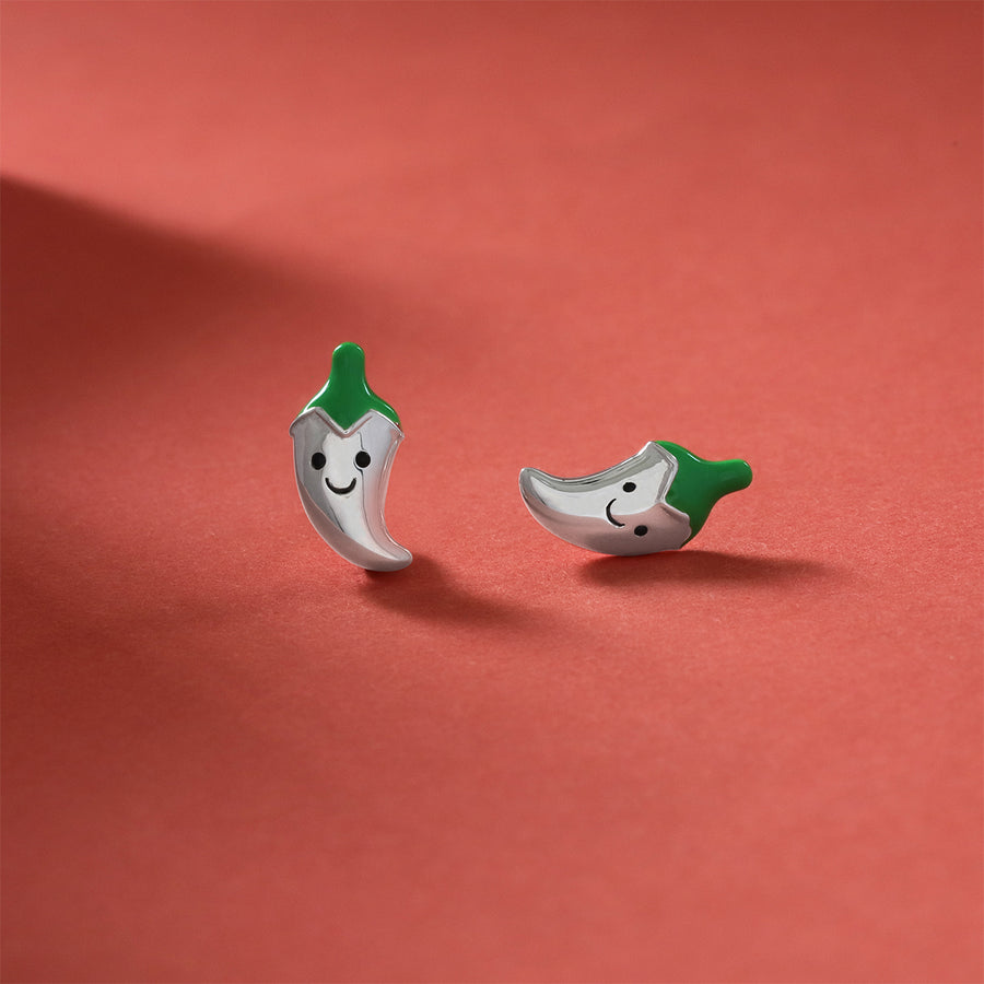 Happy Chili Stud Earrings (EA 2375GR)